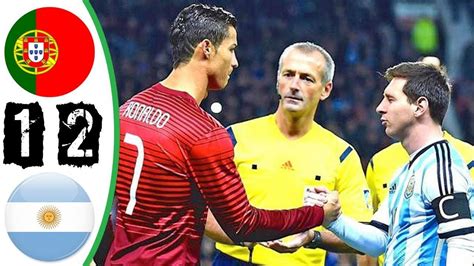 partido de portugal vs argentina